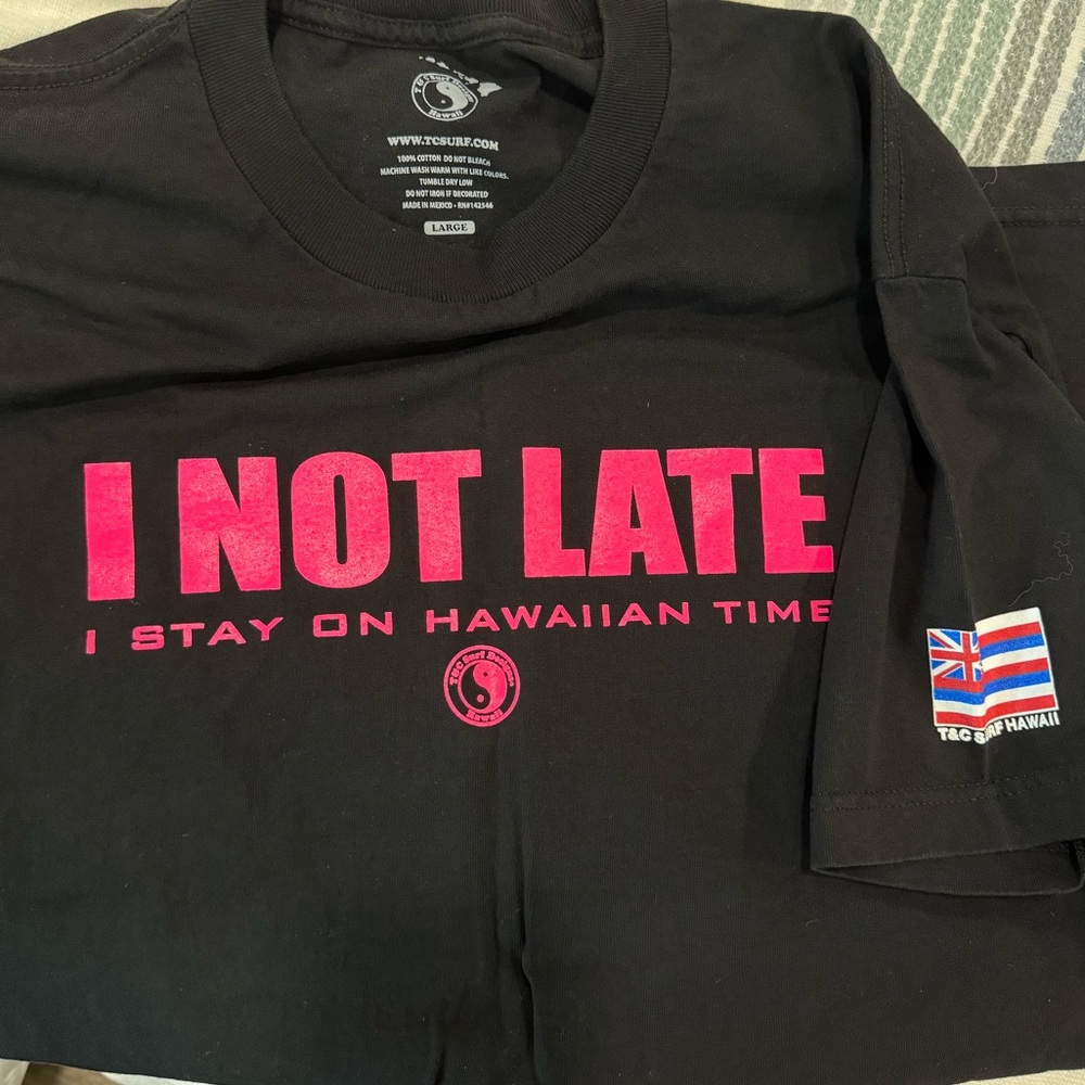T&C I Not Late shirt